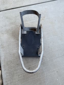 Heavy duty motorcycle wheel choker for trailer