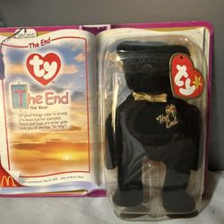 1999 Ty Beanie Baby The End Bear – McDonald’s Exclusive Rare Collectible