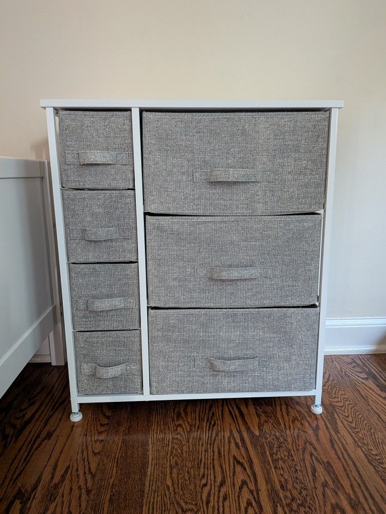 Fabric Dresser 7 Drawer