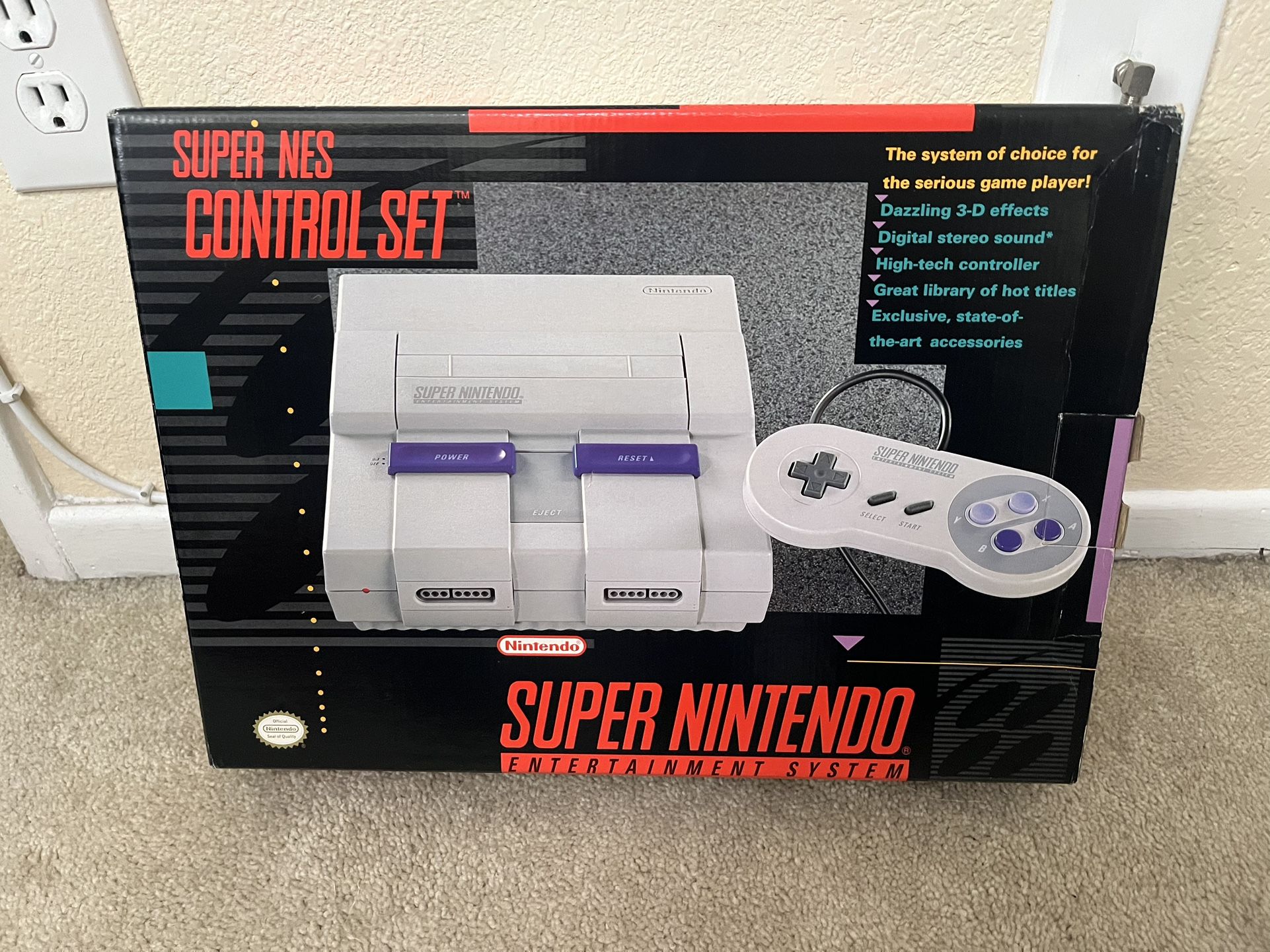 Super Nintendo BOX ONLY