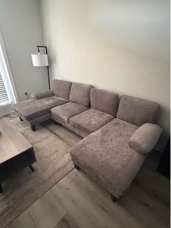 Sectional Sofa Couches For Living Room, U Shaped Modular Sectional Sofa, Convertible Sofa Bed 6 Seats Sectional Sleeper Sofa Comfy Couch With Adjustab