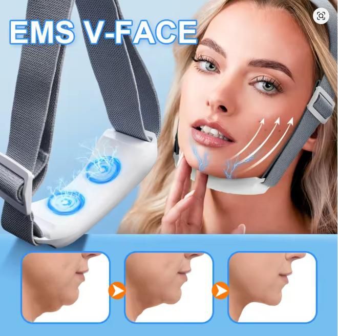 EMS Face Lifting Massager Anti Wrinkle Firming Facial Massager V-Face Lift Device Microcurrent Remover Double Chin Skin Care