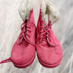 Women's Sport Fashion Pink Boots Size 7