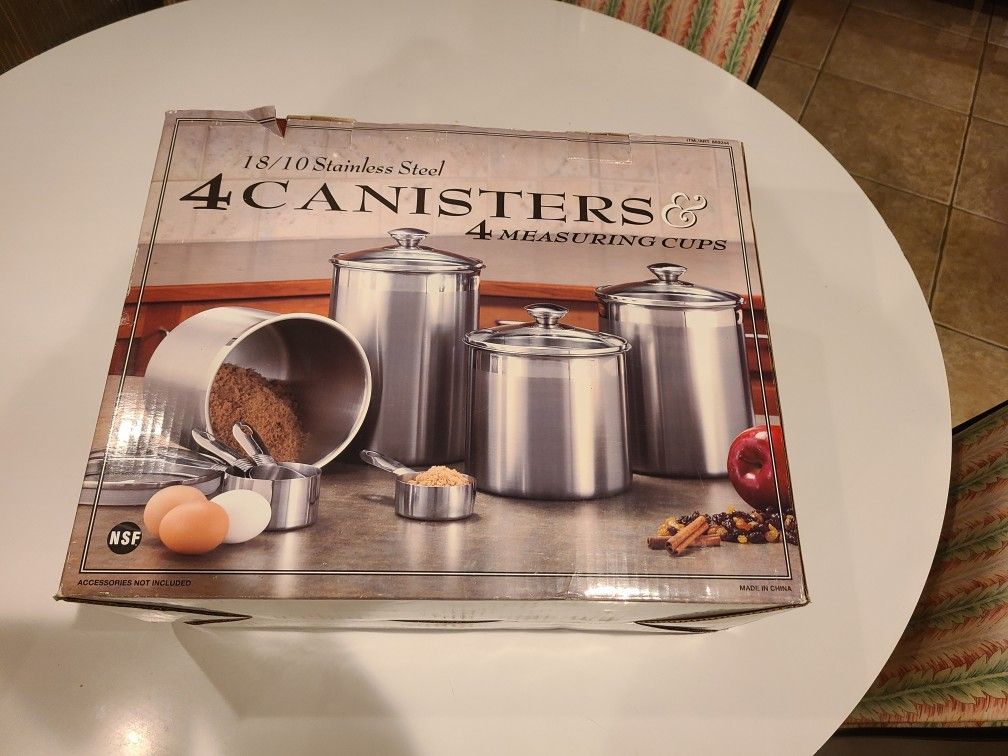 Stainless Steel Canister Set