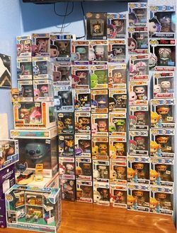 Anime Disney Pixar funko pop lot Dbz one piece demon slayer and more