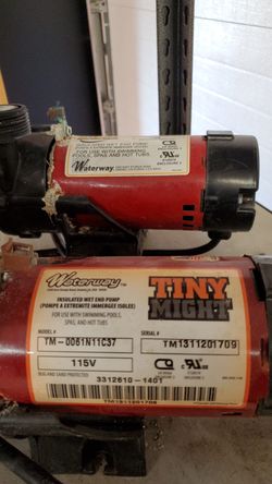 Tiny Might Spa pumps