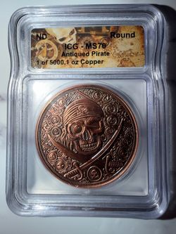 CG - MS70 Antiqued Pirate Round