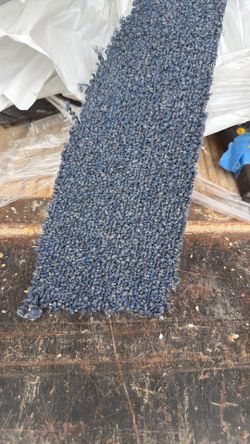 Commercial carpet blue