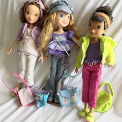 Mattel 2006 Holly Hobbie & Friends Design My Style Doll Set with pets