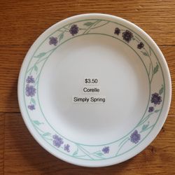 "Simply Spring" by Corelle by Corning Small Plate(Bread, Dessert. Salad)