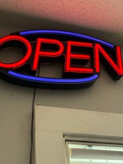 Open sign