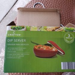 Crofton New 🌶 Pepper Salsa Dish W Spoon