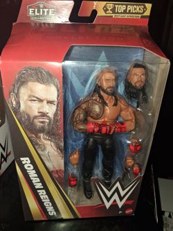 WWE Elite Collection Top Picks: (2026 Black👖& Red Gloves) Roman Reigns Action Figure
