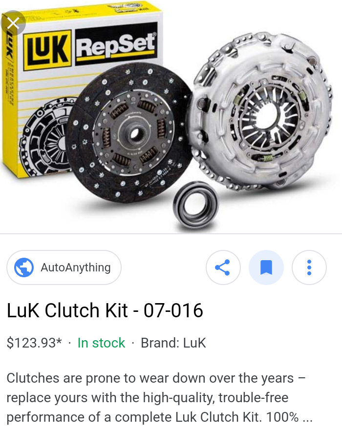 Lux Clutch kit brand new in box with warranty