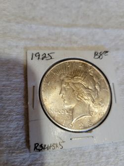 1925 $1 Silver Peace Dollar High Grade