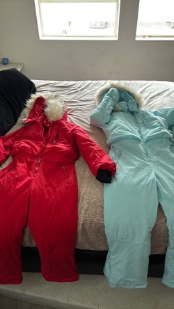 Girls full body snow suits