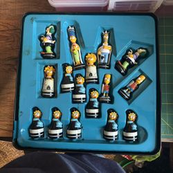 Vintage Simpsons Chess Set