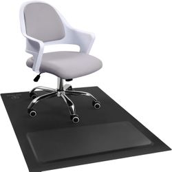 Anti-Fatigue Standing Office Chair Mat for Hardwood Floor with Cushioned Foam Foot Support, 48β x 36β Desk Chair mat, Scratch Resistant and Waterproof