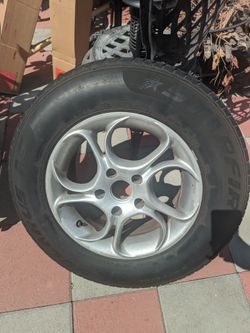 15' rim with 215/70/15 tire