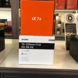 Sony A7IV With Sigma 70-200mm F2.8 Lens