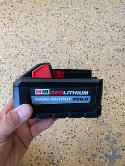 Milwaukee M18 18-Volt Lithium-Ion High Output Battery Pack 6.0Ah