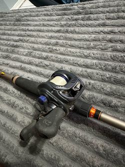 Cabela’s Arachnid Baitcasting Reel and Speed stick rod lews