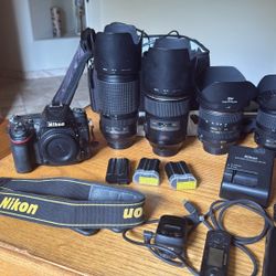 Nikon7100 With All Equipment 10-4, 16-80,105 Macro,70-300, 200-500 ,2x Tele DJI Magic Pro M1p