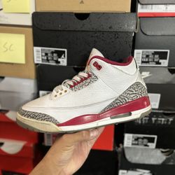 Jordan Cardinal 3s size 11 USED