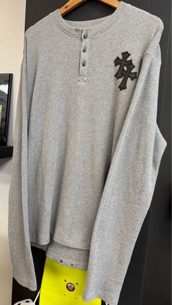 Chrome Hearts Cross Patch Henley Thermal