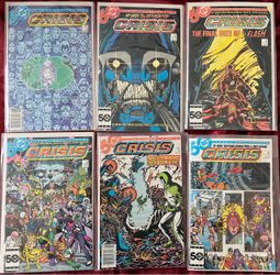 DC Crisis on Infinite Earths Comic Book Lot