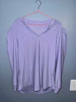 Purple blouse LARGE