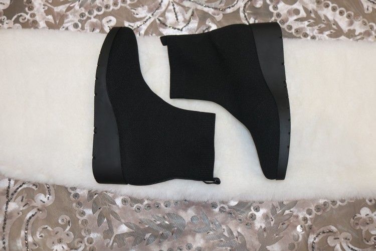 Anne Klein Women's Quest Wedge Booties - Black, 9.5M