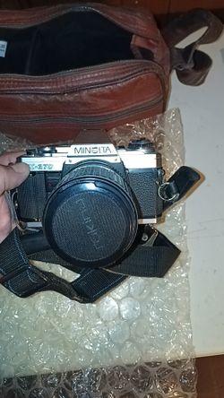 Minolta X-370 Camera And Accessories 