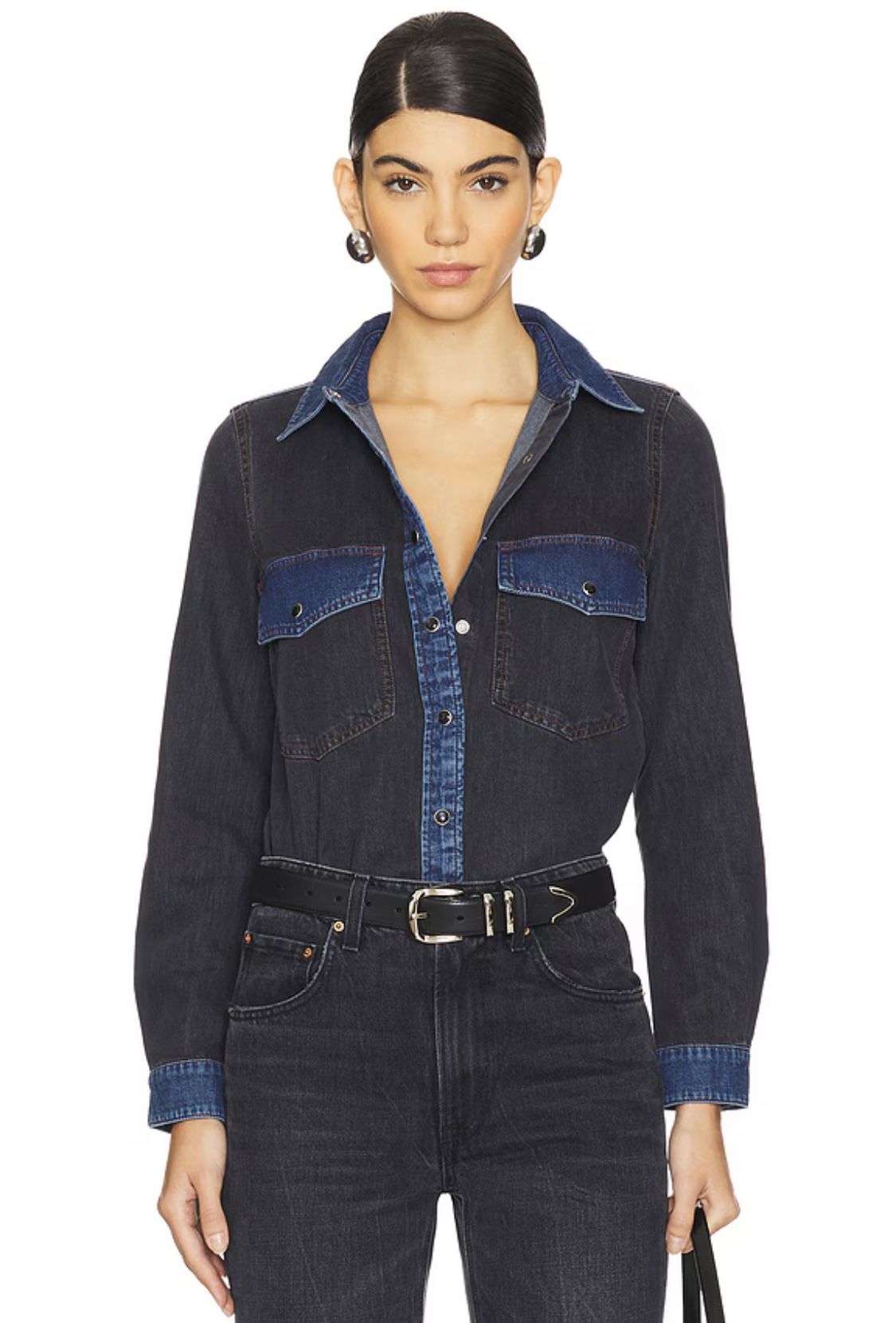 BRAND NEW VERONICA BEARD DEMIN SHIRT,All Products : American Fashion Style Bags On Sale