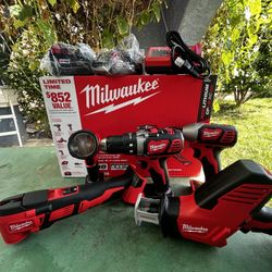 Milwaukee Five Tool Kit Combo