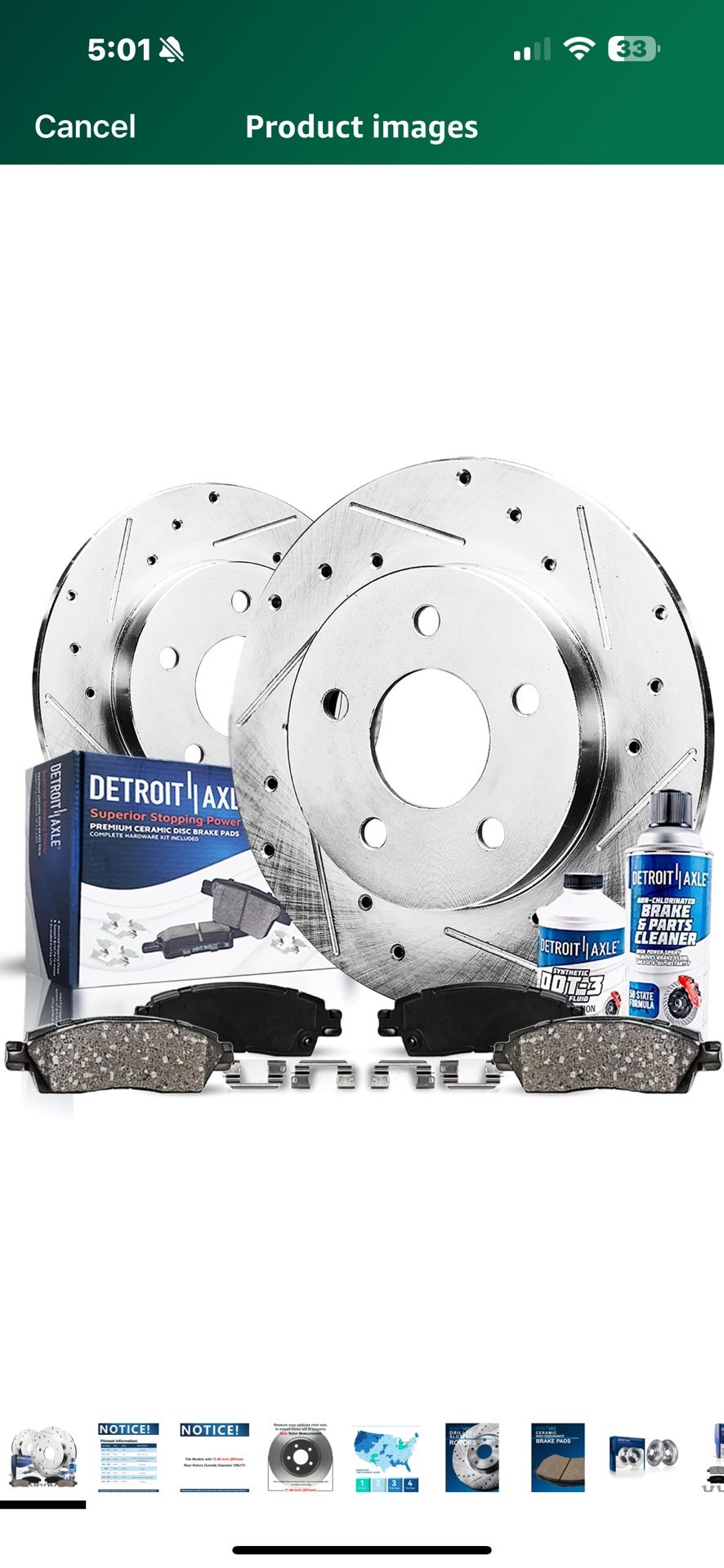 Rear Disk Brakes And Rotors For Different Model Years Nissan Vehicles. See Photo
