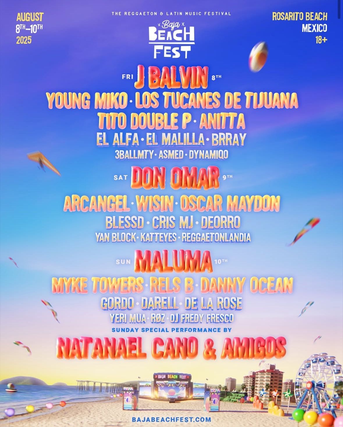 5 VIP Baja Beach tickets for Sell