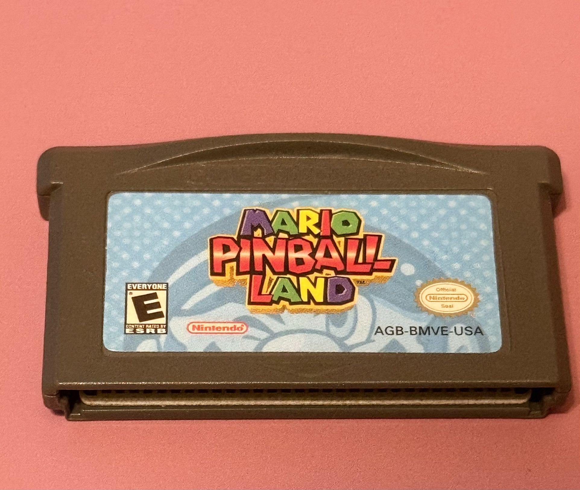 Mario Pinball Land Game for Nintendo Gameboy Advance. Tested + Authentic