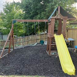 Cedar Swing Set 