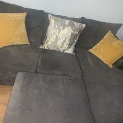 Charcoal Gray Sectional