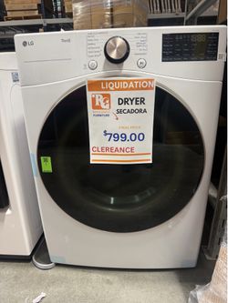 Lg dryer ! $799