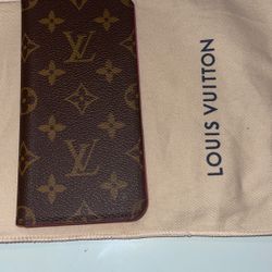 Iphone XS MAX Louis Vuitton Folio Case With Card Slot 