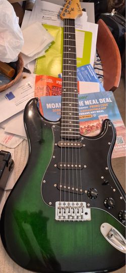 Vizcaya Electric Guitar Green Burst