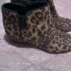 Womens Cheetah Circus By Sam Edelman Short Bootie