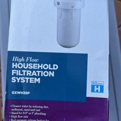 Water Filtration System High flow household filtration system GE