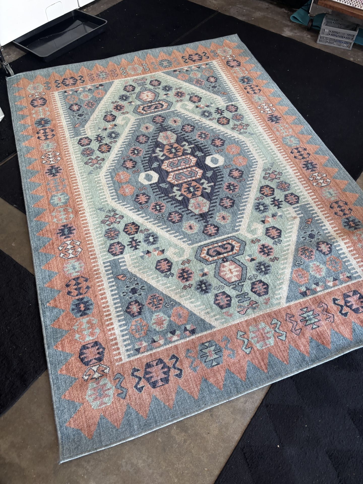 5’X7’ Vintage Persian Woven Rug 