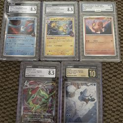 Pokémon slabs graded cgc /ags