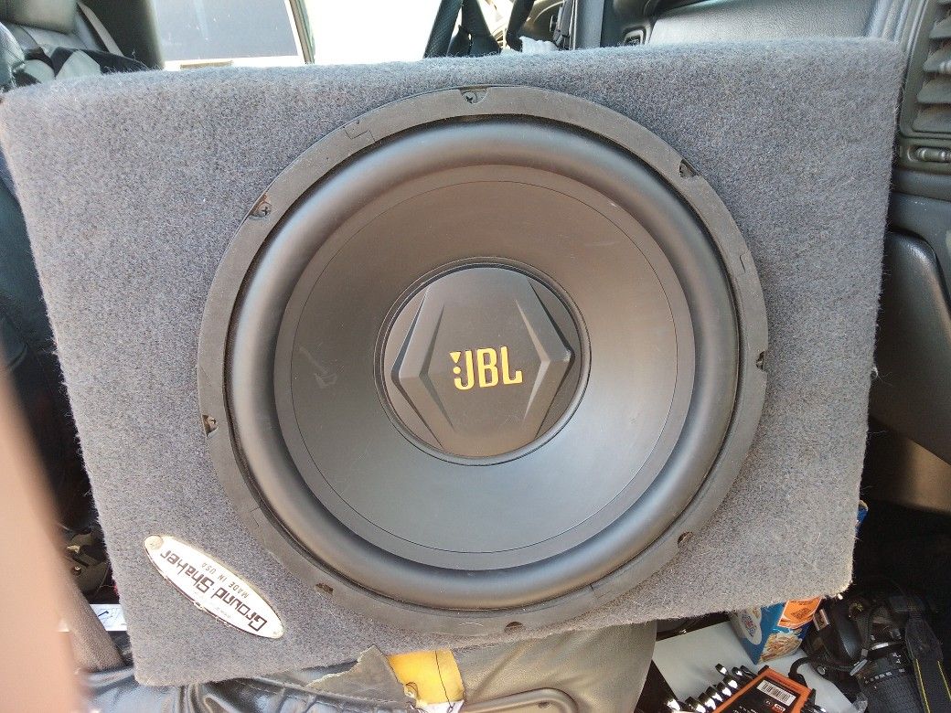 JBL 12" Speaker In Ground Shaker Box