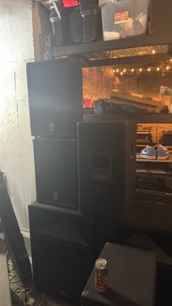 Entire PA system worth of speakers
