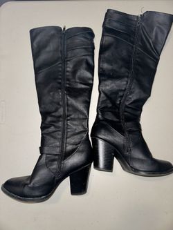 black high boots size 8.5